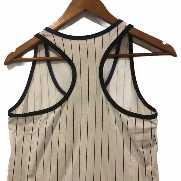 Official Toronto Blue Jays Tank Top Stripes Medium - Picture 4 of 6